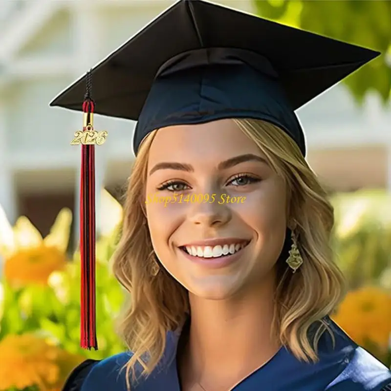 DXAE Graduação suave Tassels Premium Polyester Academic Cerimony Acessório