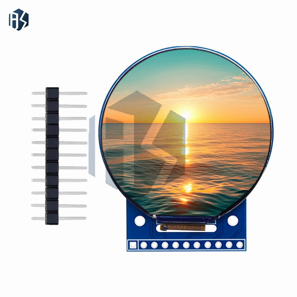 شاشة TFT LCD مستديرة بدقة 360 × 360 - شاشة ملونة ST77916 QSPI مقاس 1.5 بوصة متوافقة مع Arduino #5