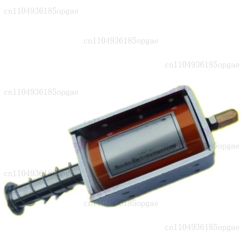AC DC 12V 24V 36V 48V 110V 220V Push Pull Electromagnet Stroke 20 35 60 mm Copper Coil Automatic Reset Opening Closing