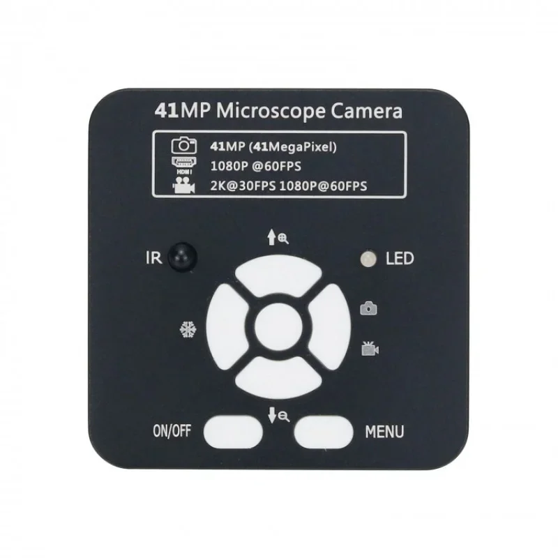 

300x41MP USB industrial microscope camera with C mount lens 144-LED ring light for PCB soldering