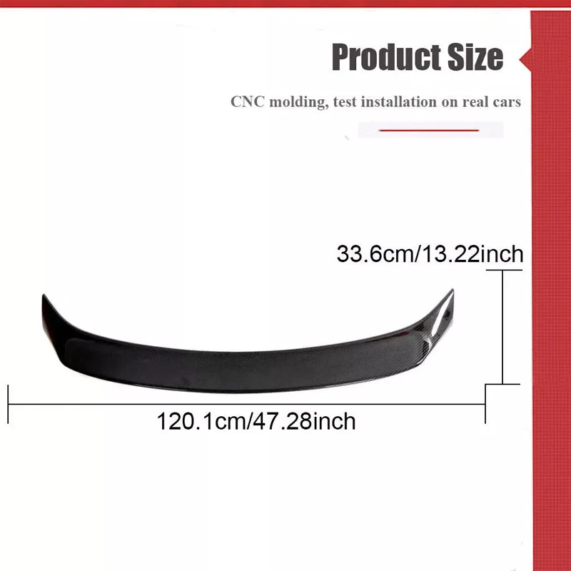 Per LEXUS IS200t IS250 IS350 F Sport 2013-2020 coperchio del bagagliaio posteriore Spoiler wing Car portellone Flap Trim deckcoperchio Lip accessori