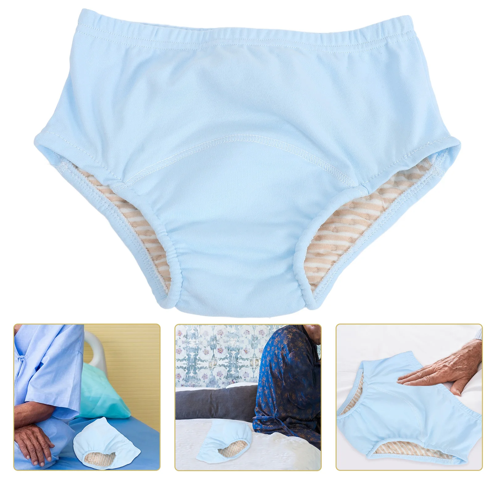 

Reusable Washable Adult Diaper For Incontinence Elderly Breathable Cotton Nursing Underwear Anti-Leak Urinary Care Pants