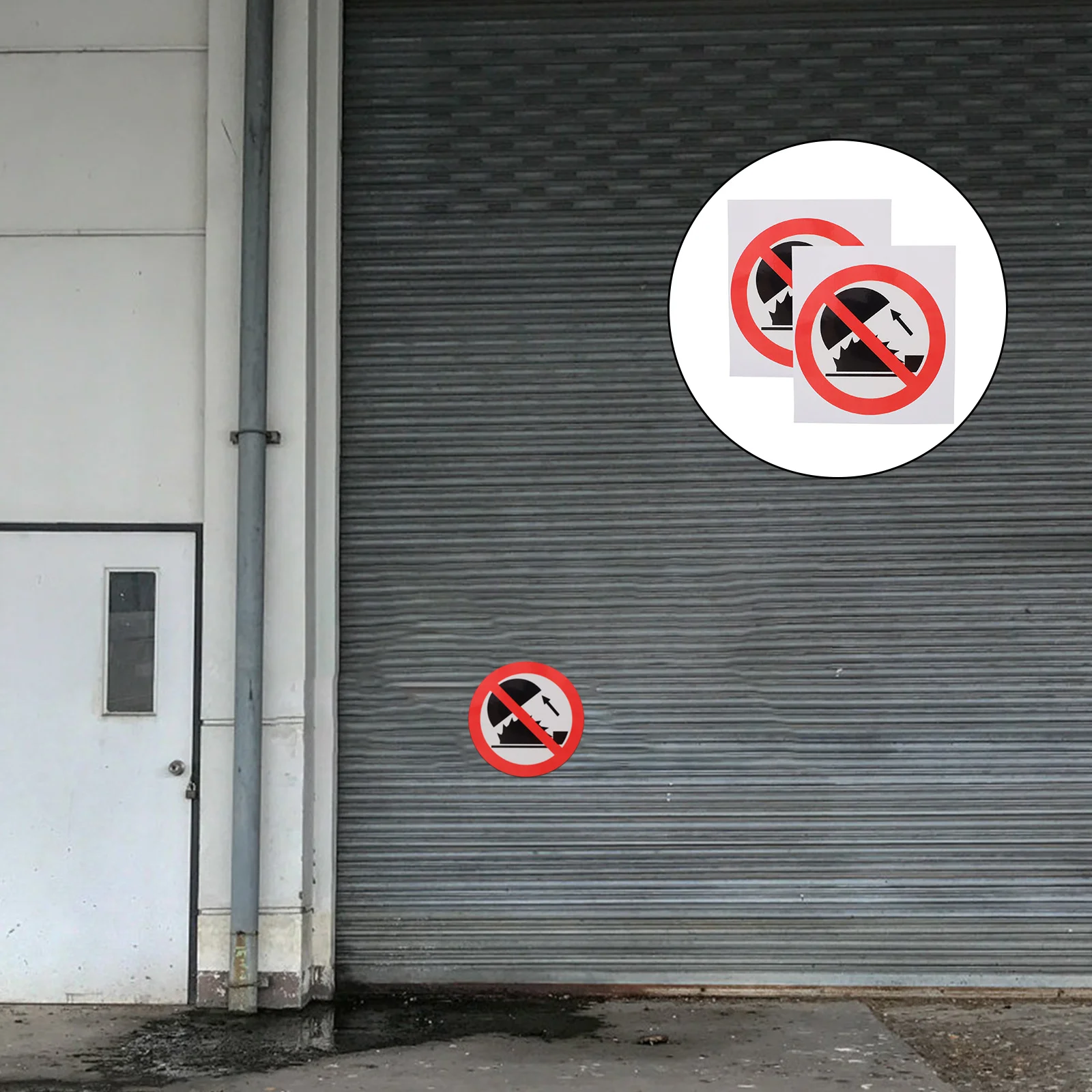 

2pcs Do Not Touch Sign Stickers Safety Warning Decals For Hazardous Areas High Visibility Pp Pet Self Adhesive Caution Labels