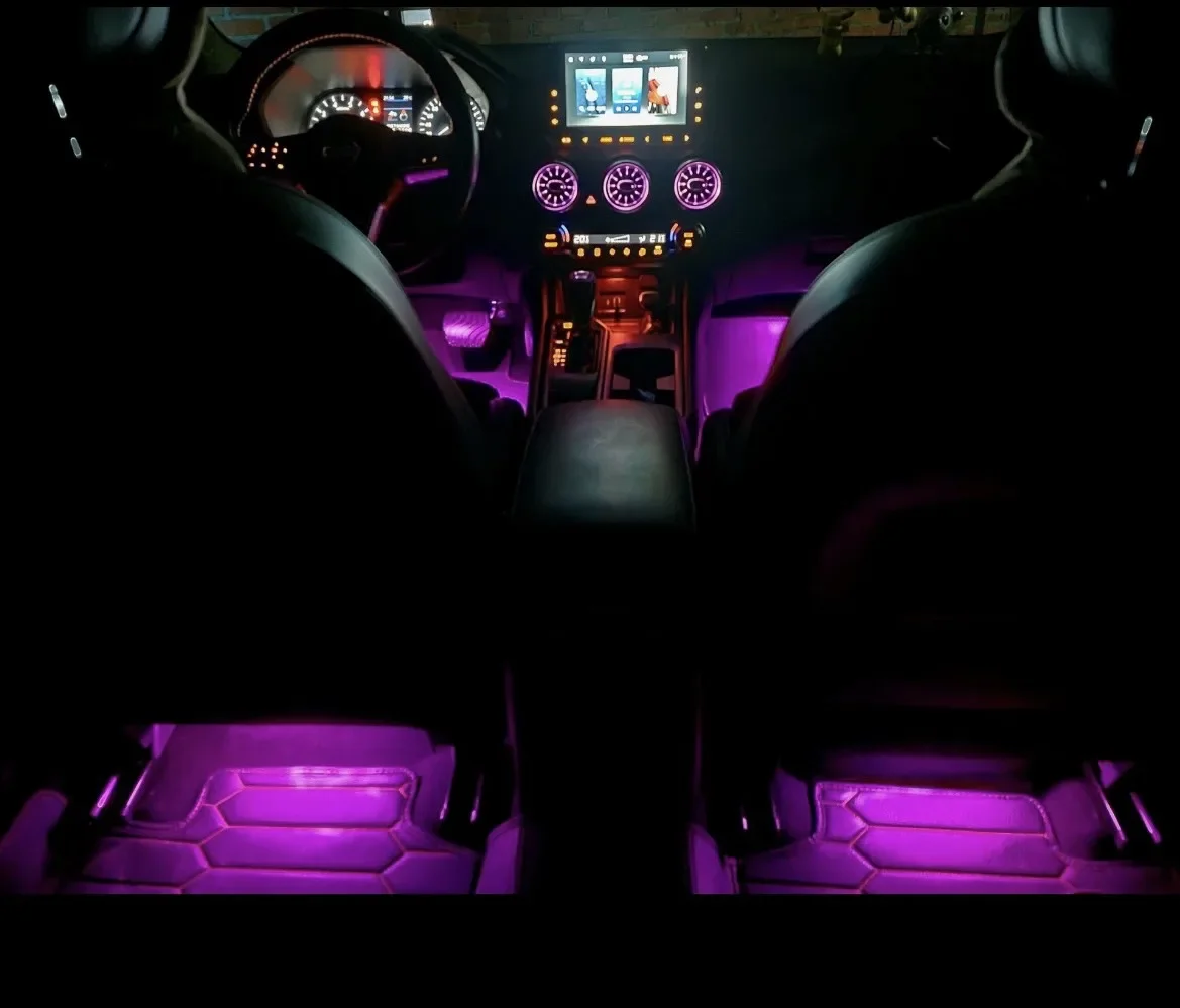 

for Nissan Sylphy original atmosphere lights 7 colors 3 same as Benz style luminous air outlet turbine 4 seat lights 2019-2024