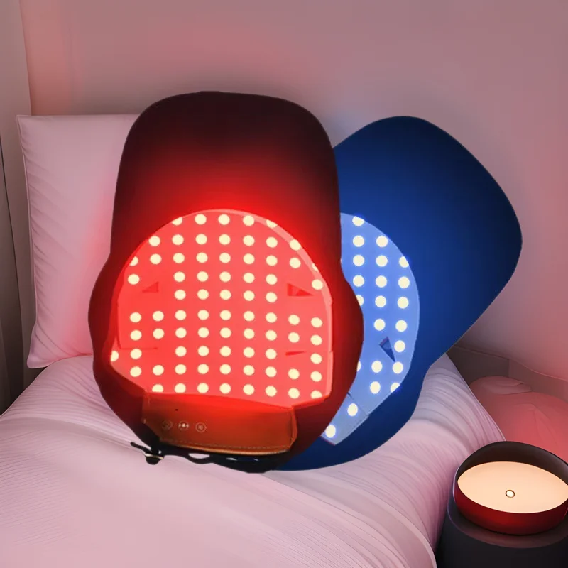 Hot Sale Head Massager Cap Red Light Scalp Massager Relief Headaches Anti-Hair Loss for Men & Women Hair Growth Device Cap