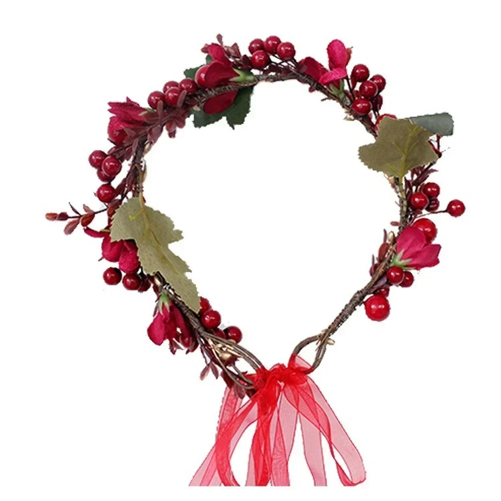 Hair Accessories For Women And Girls Floral Headband Floral Garland Hair Accessories For Wedding Beach And Holiday