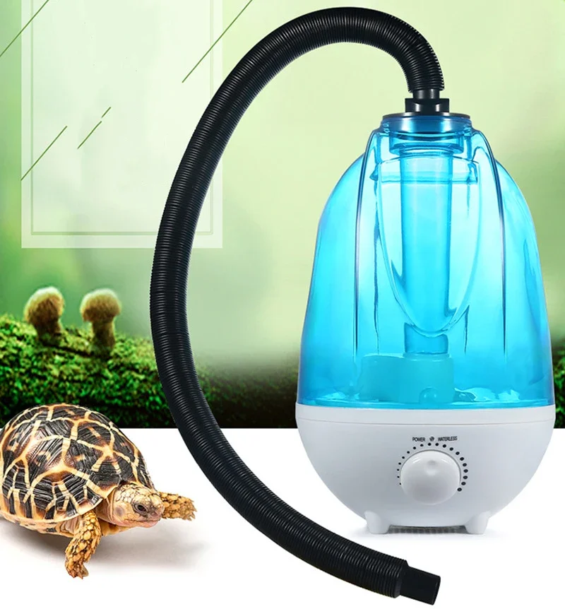 

4L Reptile Terrarium Mute Vaporizer for Lizard Humidifier Amphibians Large Capacity Landscaping Portable Super Fogger Mute