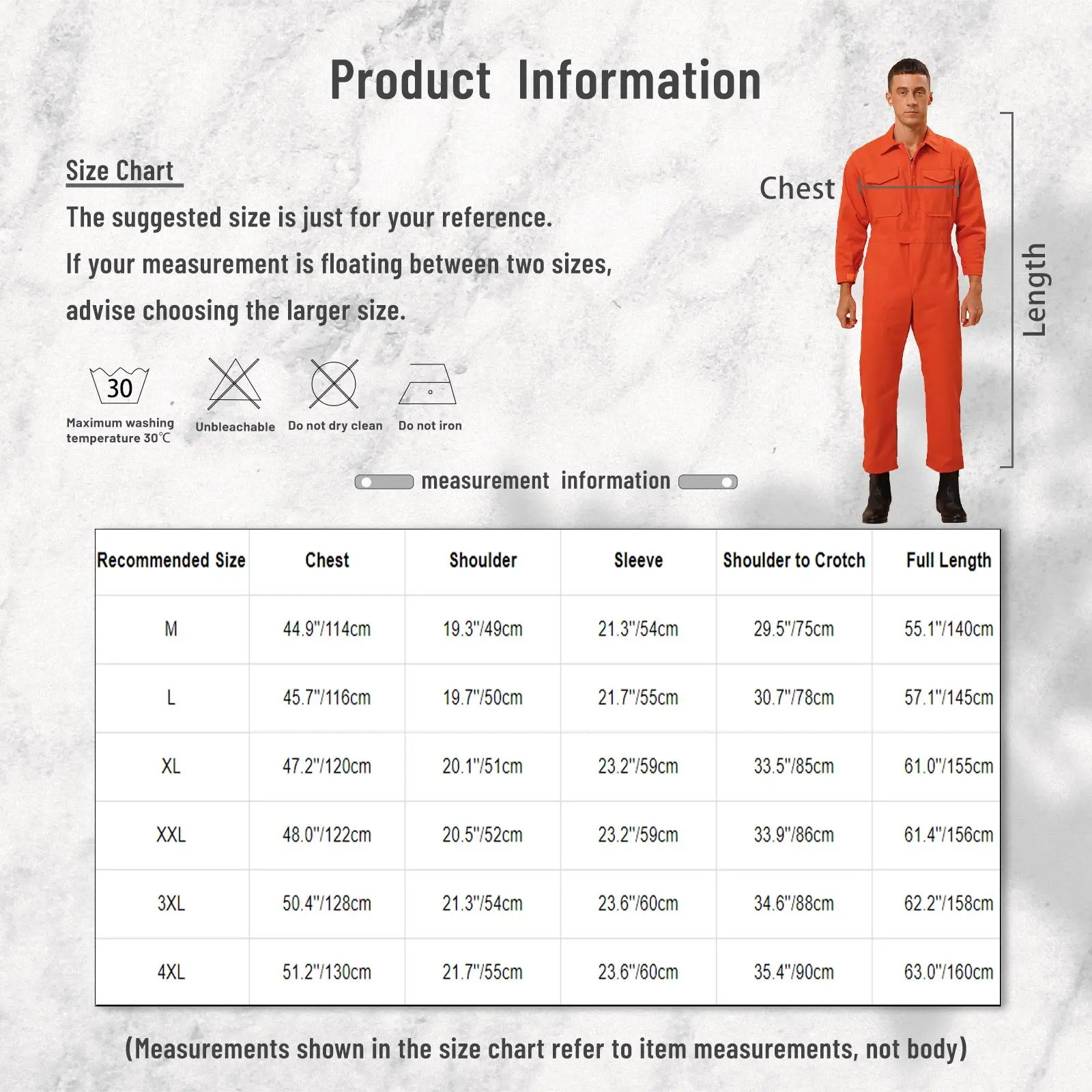 Halloween Mens Long Sleeve Flame Resistant Multiple Pockets Work Coverall Jumpsuit for Routine Work Carnivals Cosplay Costumes