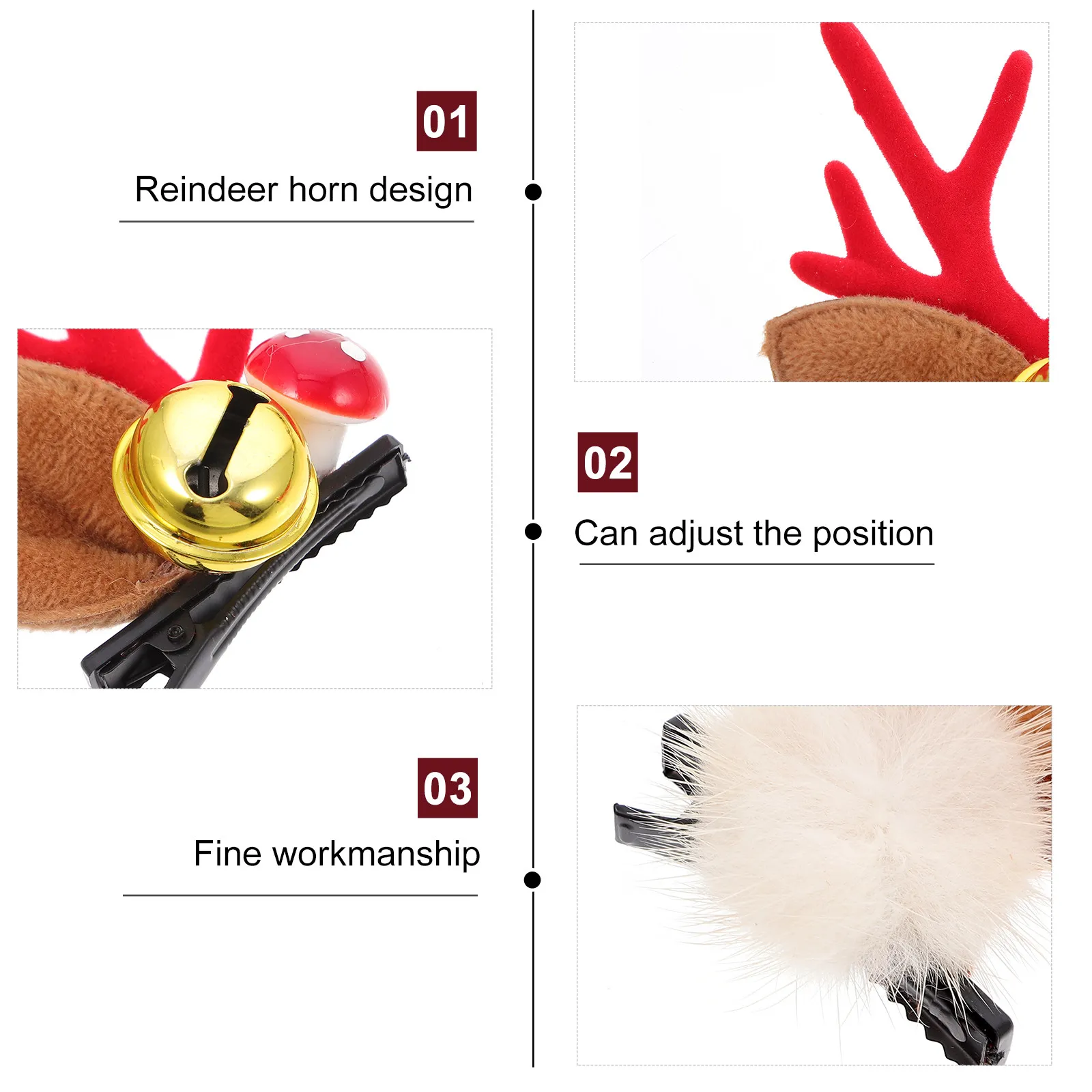 2Pairs Deer Antlers…