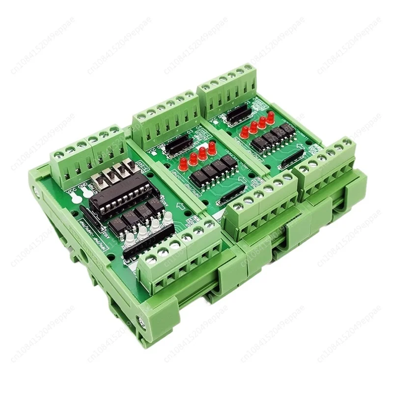 4-Channel Optocoupler Isolation Board/4-channel Optocoupler Isolation Module/3/5V/12V/24V Signal Isolation Module