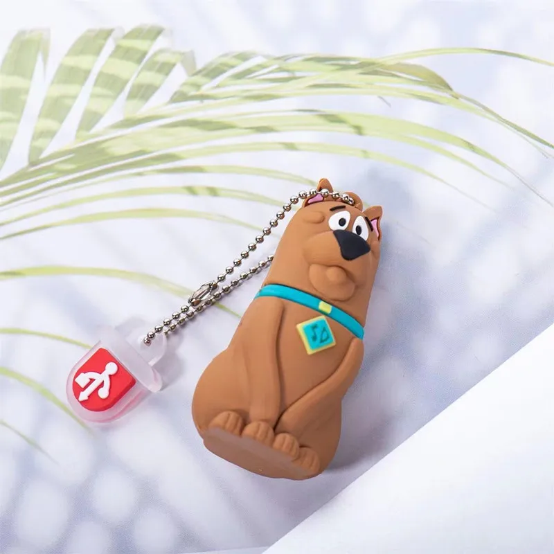 충성 귀여운 강아지 USB 만화 펜 드라이브, USB 2.0 플래시 드라이브, 4g, 8g, 16g, 32G 메모리 스틱, U 디스크, 64G, 128G, 펜 드라이브, 무료