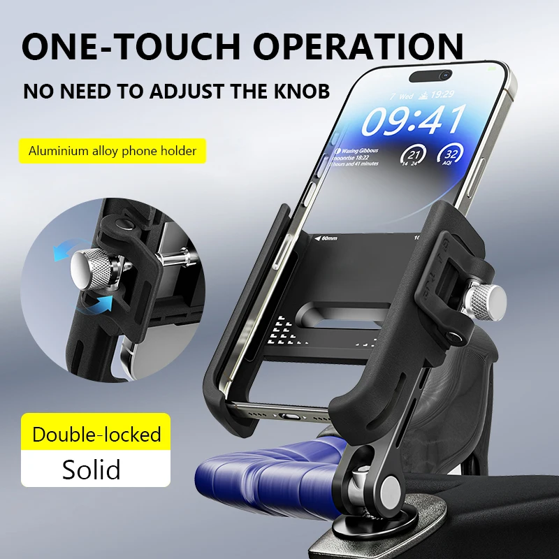 

Держатель для телефона на велосипеде, вращающийся на 360° держатель на руль велосипеда, крепление для телефона на велосипеде для MTB велосипеда