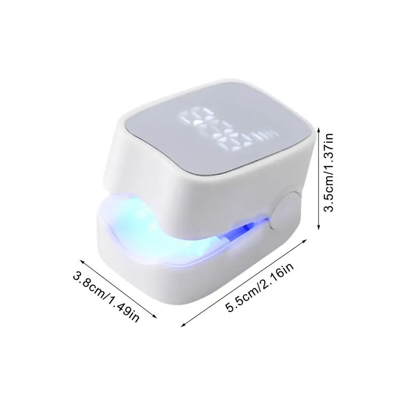 LED Nail Lamp Digital Display LED Fingernail Light USB Charging Nail Dryer Lamp for Nails Gel Polish Fast Curing Dryer Drying