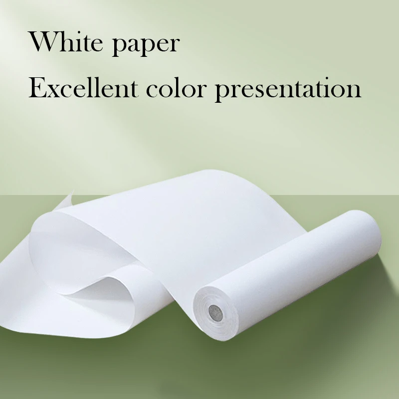 ﻿ 1 Rolls 210mm * 30mm Phomemo M832 M08F Portable Printer thermosensitive printing paper  A4 Thermal Roll Paper Inkless Printing