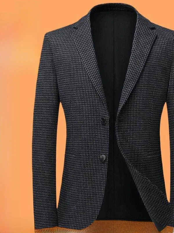 

Comfortable Casual Men's Suit Jaet Autumn New Sle Busin Loose Middle-Aged Dad Clothes Single Piece Upper Apparel