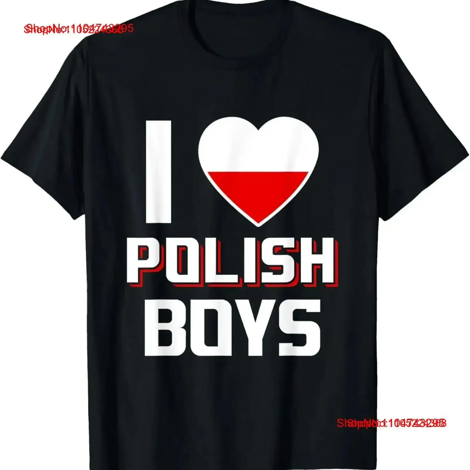 

I Love Polish Boys Nationality Poland T Shirt vintage Washed Stretched Breathable Top For Everyday Wear Casual graphic vintage