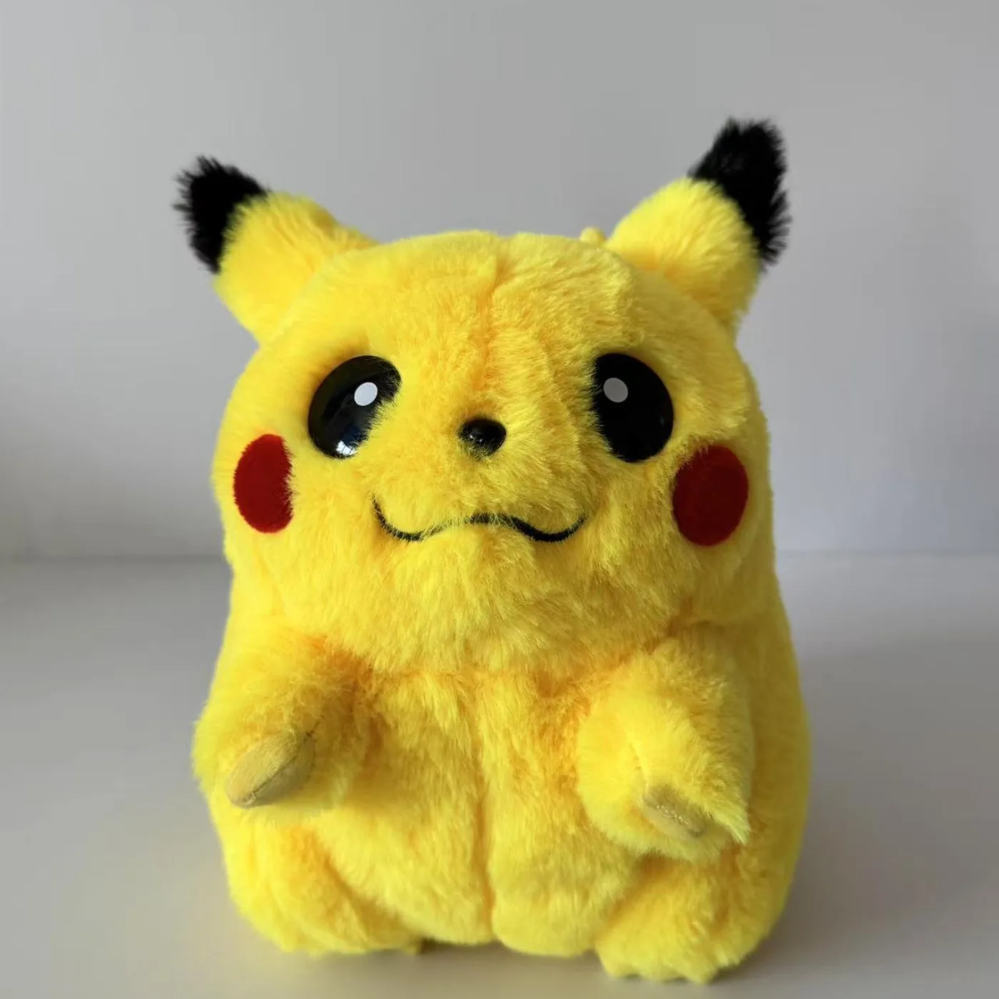 Pokemon Center Pikachu PokéMon 30th Anniversary Cartoon Pixel Style Plush Toy Dark Lightning Pikachu Stuffed Doll Anime Gift