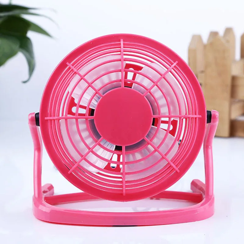 Mini USB Fan Plastic Electric Fan Convenient and Silent Student Dormitory Office Computer Fan