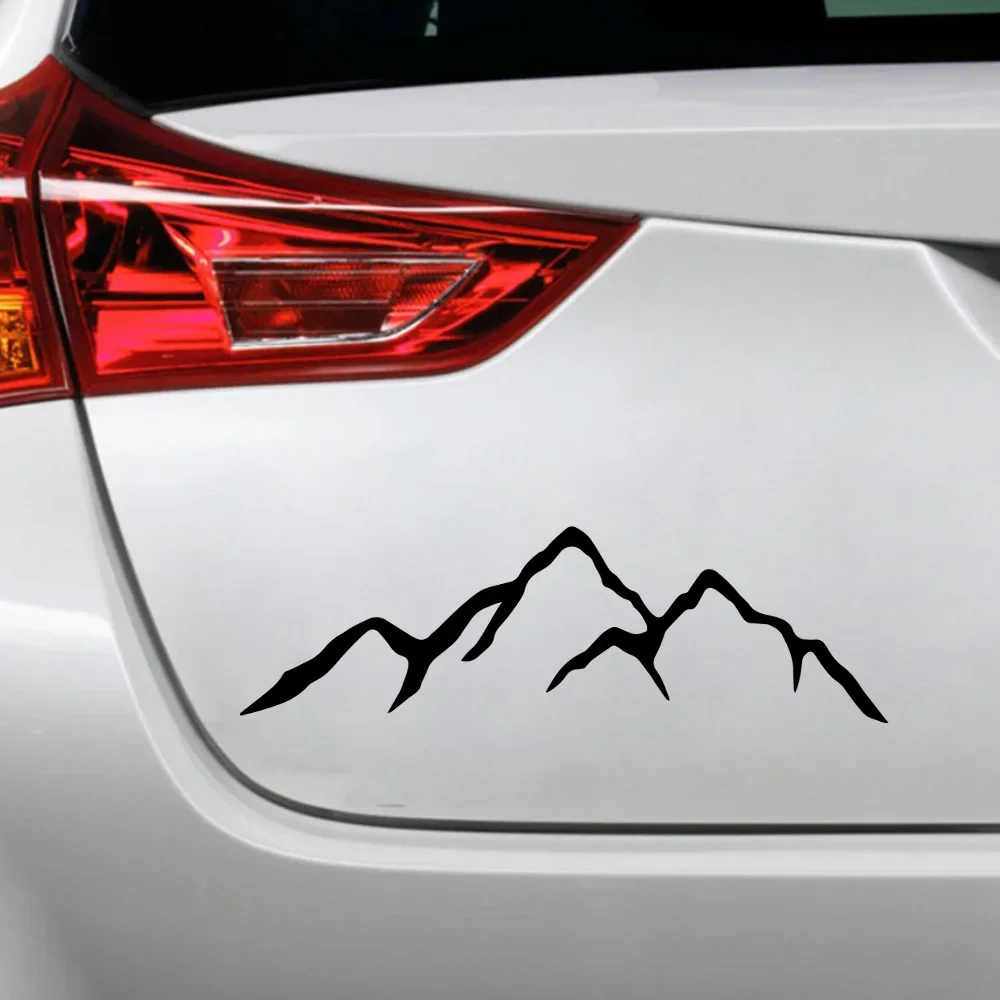 20cm Mountain On The Car Cool Stylish, Sticker Sunscreen and Waterproof Decals Rear Window Stickers Decoration Cover Scratches view 2