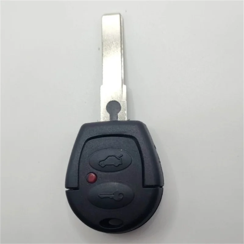 

10 шт. для Volkswagen VW Passat Polo Golf Sharan Bora 2 кнопки чехол для дистанционного ключа с необрезанным лезвием