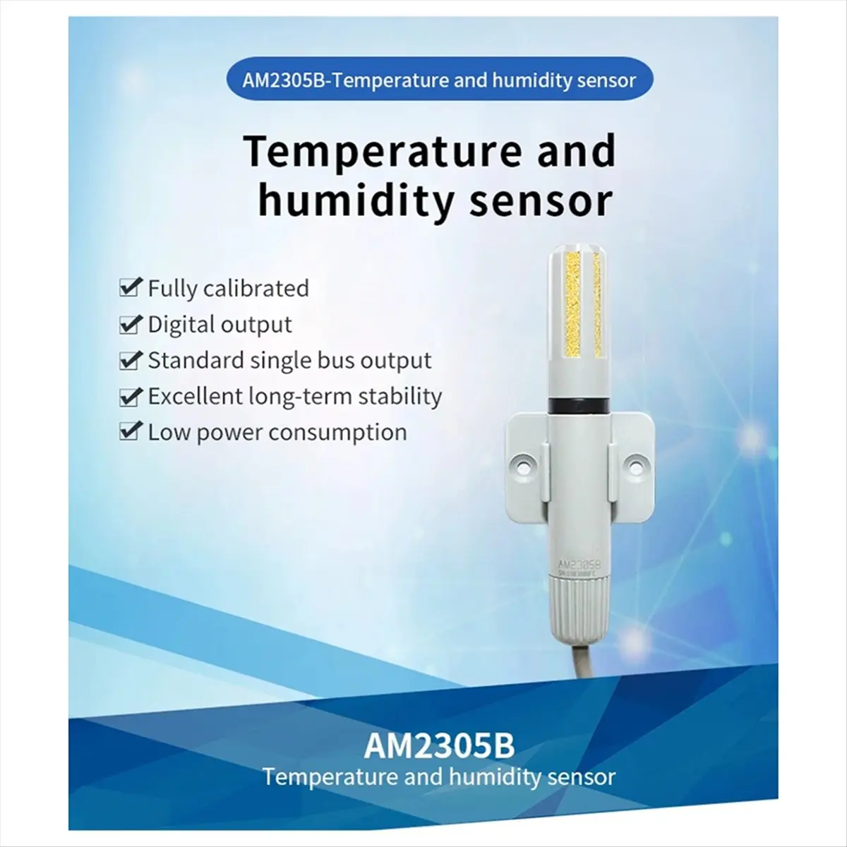 L73A NEW AM2305B High Accuracy Temperature and Humidity Sensor Single Bus Communication Temperature and Humidity Probe