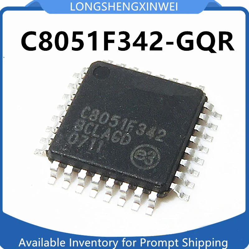 1PCS  New C8051F342 C8051F342-GQR QFP32 processor microcontroller chip