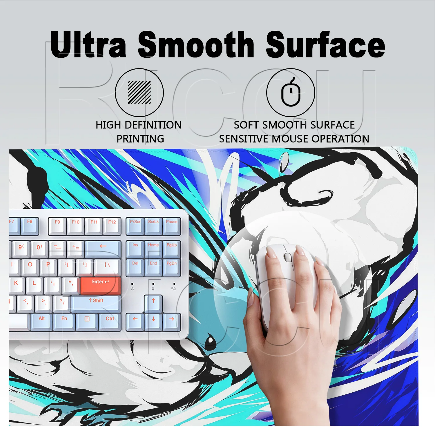 Tapetes de Teclado de Anime P- - Pc Gaming Kawaii avaliação e preço