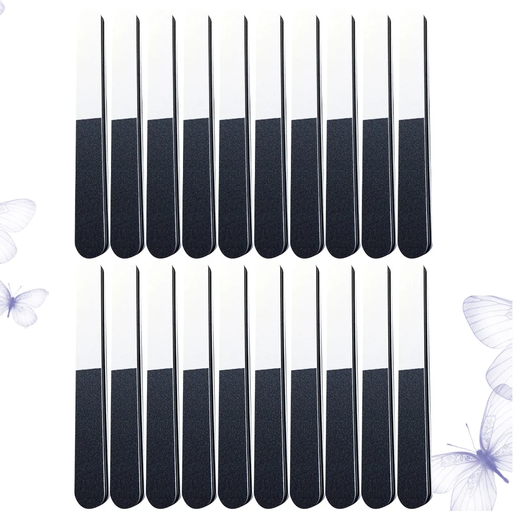 20 قطعة مجموعة ملفات الأظافر 240/320/1200 حصى إيفا عازلة كتلة مزدوجة الجانب شريط تلميع لأظافر القدم الصناعية الطبيعية المحمولة مانيكير #5