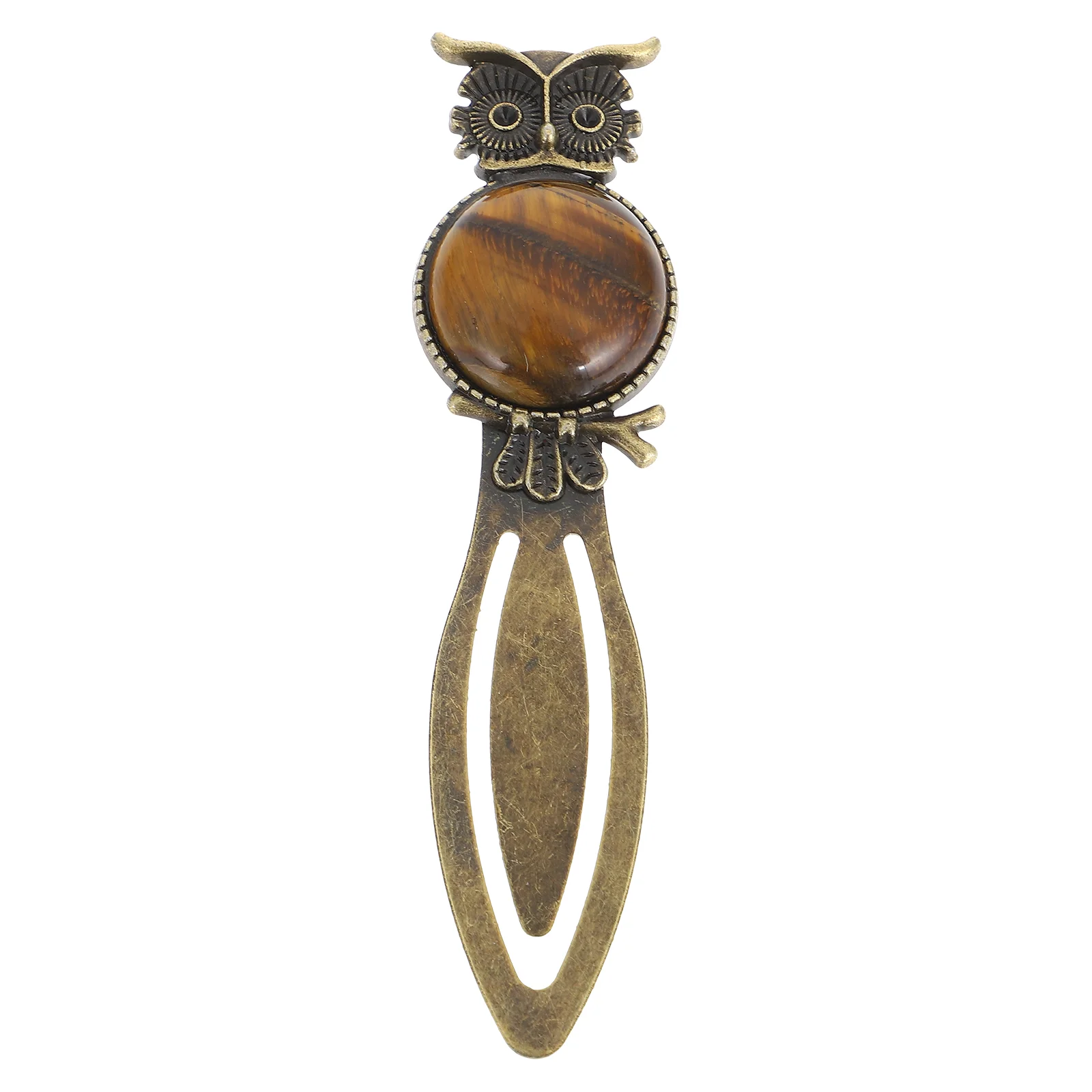 Marker Owl Bookmark Bookmarks Page Zinc Alloy Pendant Stone Book-mark Student