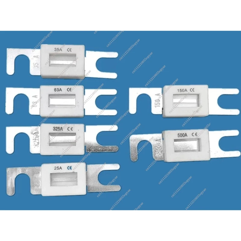 2Pcs Ceramic Bolt On Fuse ANL SIBA 9005805 Replacement 25A 400A for Forklift Truck Electrical Protection view 3