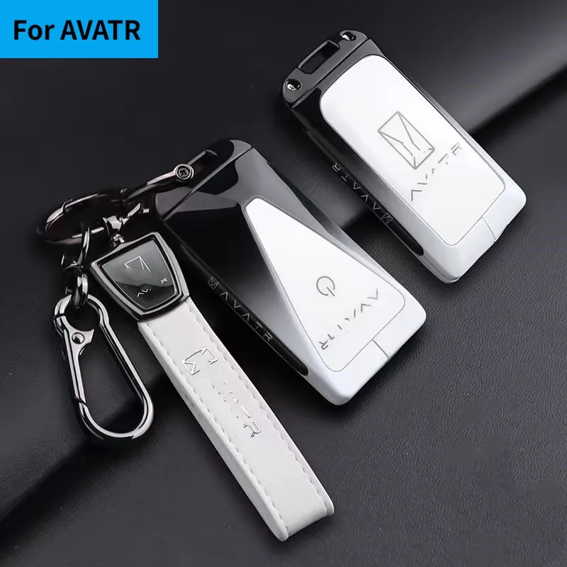 

Сплавный чехол для автомобильного ключа, устойчивый к падению, полностью упакованный защитный чехол для ключей для Changan AVATR 11 Avatr 12 Avatr 06 AVATR 07