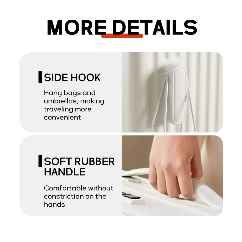 Bagage à roulettes ABS + PC, Portable, polyvalent, grande capacité, avec serrures, valise légère et Durable pour voyage