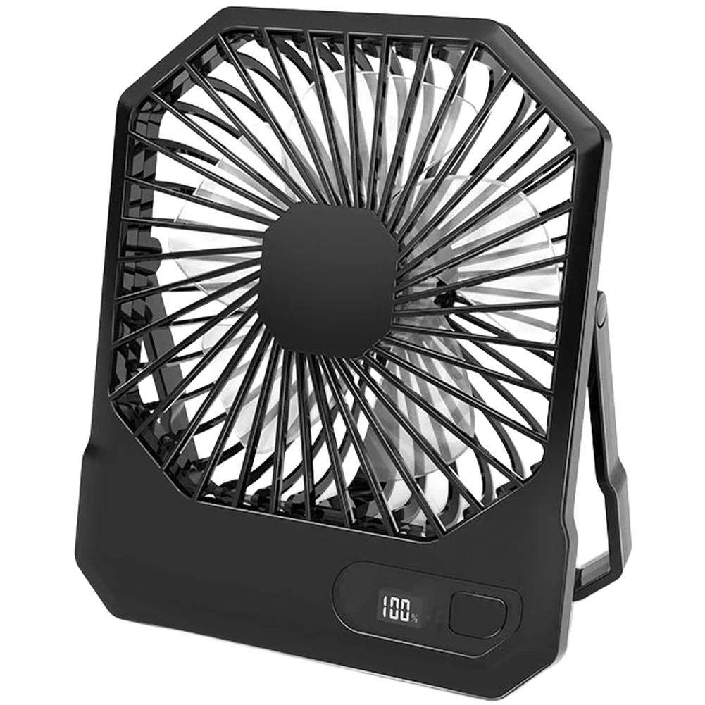 6 Inch Foldable Desk Fan with Ultra Thin Profile USB Powered and Silent Operation Under 36dB for Bedrooms or Study Areas