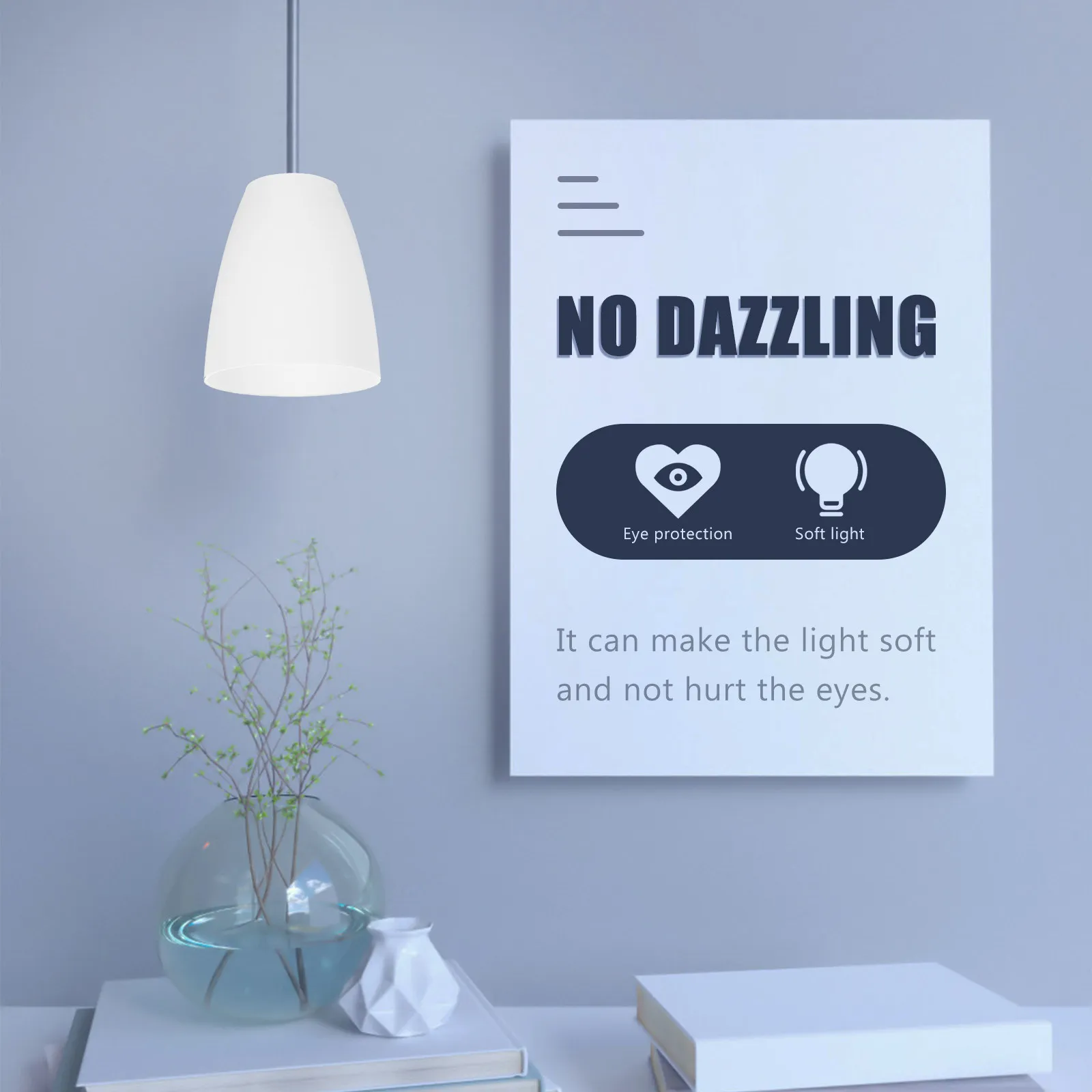 

Набор из 3 пластиковых декоративных плафонов для напольных и настольных ламп, защита глаз от яркого света