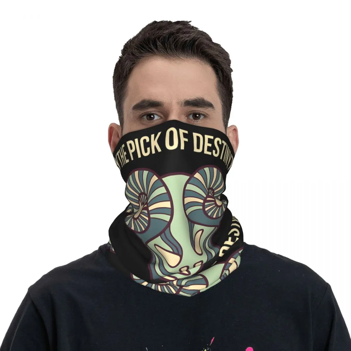 Rockmuziek Motorcross Bandana Nek Gaiter Bedrukt T-Vasthoudend D Wrap Sjaal Bivakmuts Wandelen Unisex Volwassen Winter