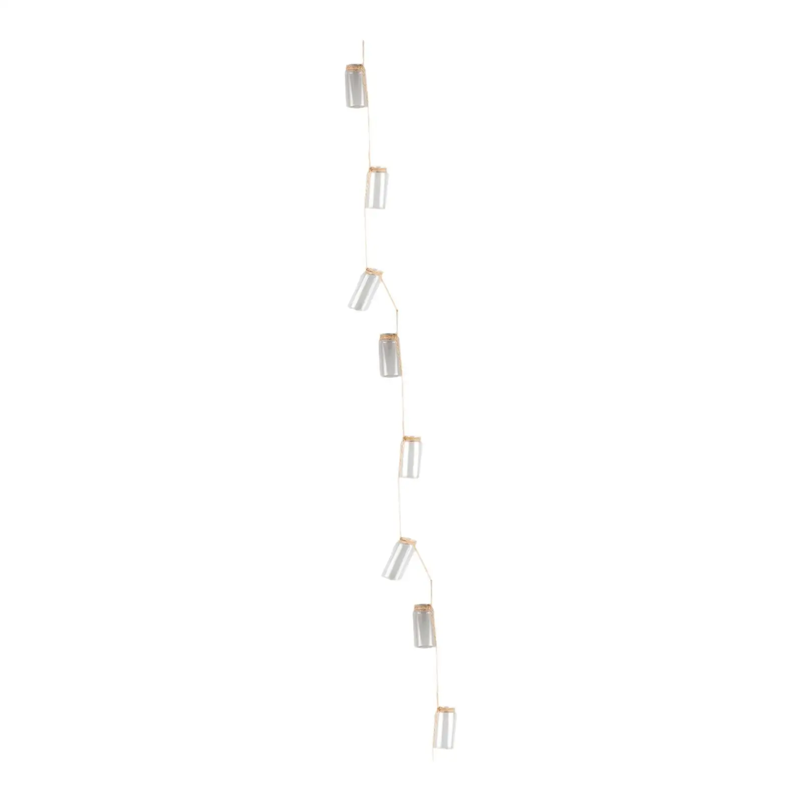 Hanging Transparent Glass Bottles DIY Decoration Nature Themed Gift Modern 8 Mini Pendants for Decoration