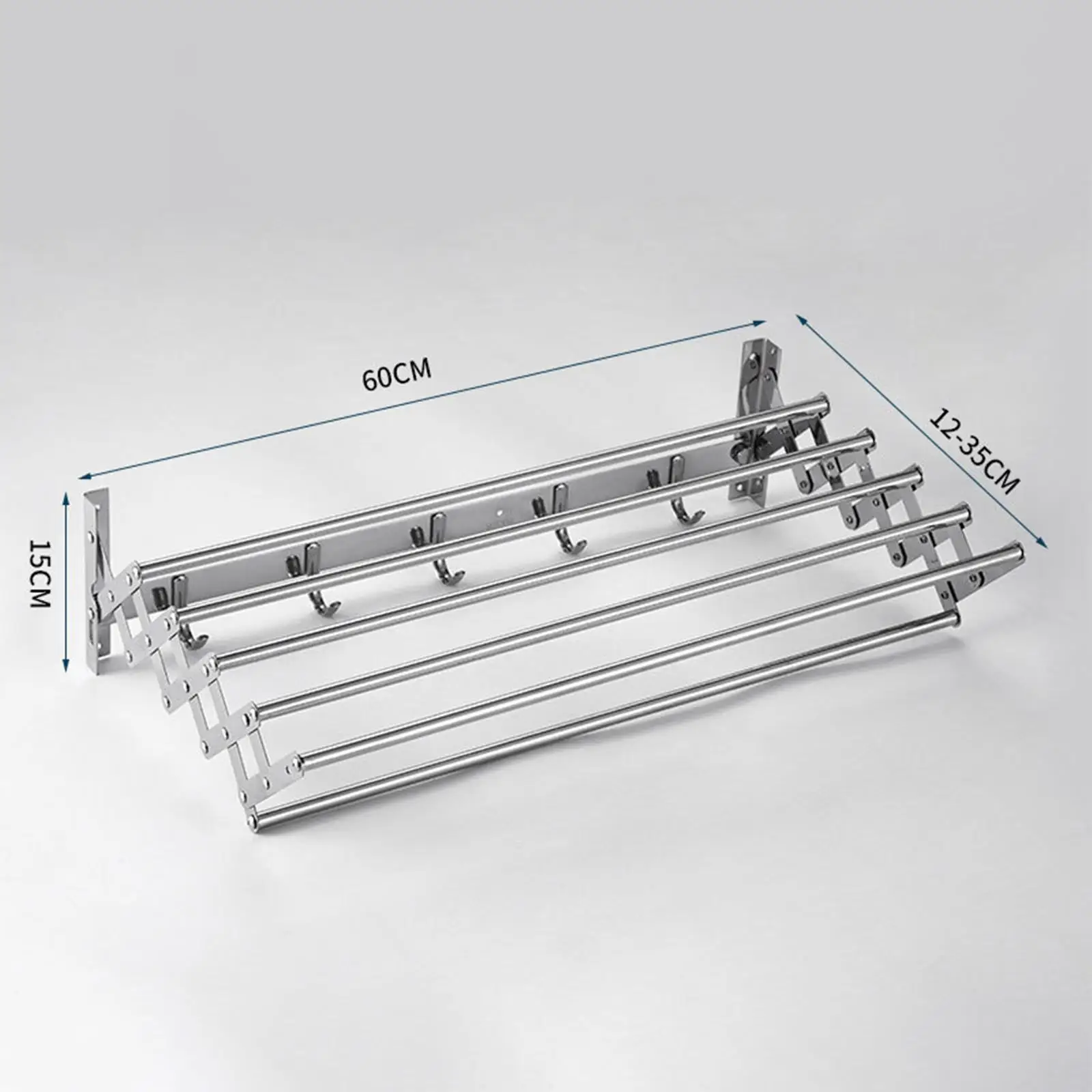 Retractable Towel Rack Expandable Clothes Drying Rack for Hanging Garments