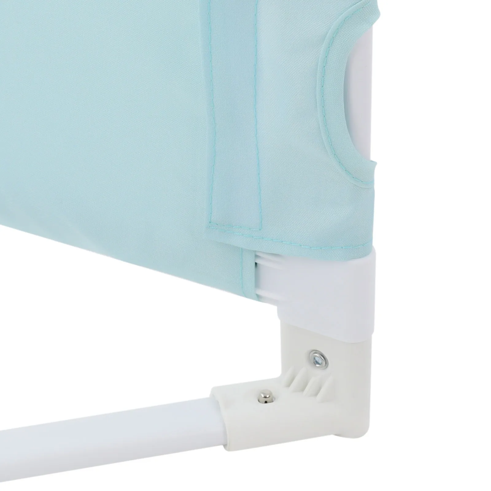 Kids Folding Bed Rail - Green - usage example