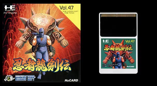 

16-битный компьютерный двигатель HU-CARD: NINJA RYUKENDEN (японская версия!!)