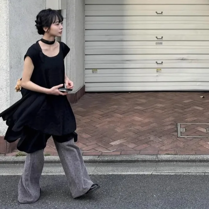 Coyseio verão 2025 novo oco flor emenda em camadas bainha irregular dr coreano sle saia linha a ort sve redondo ne