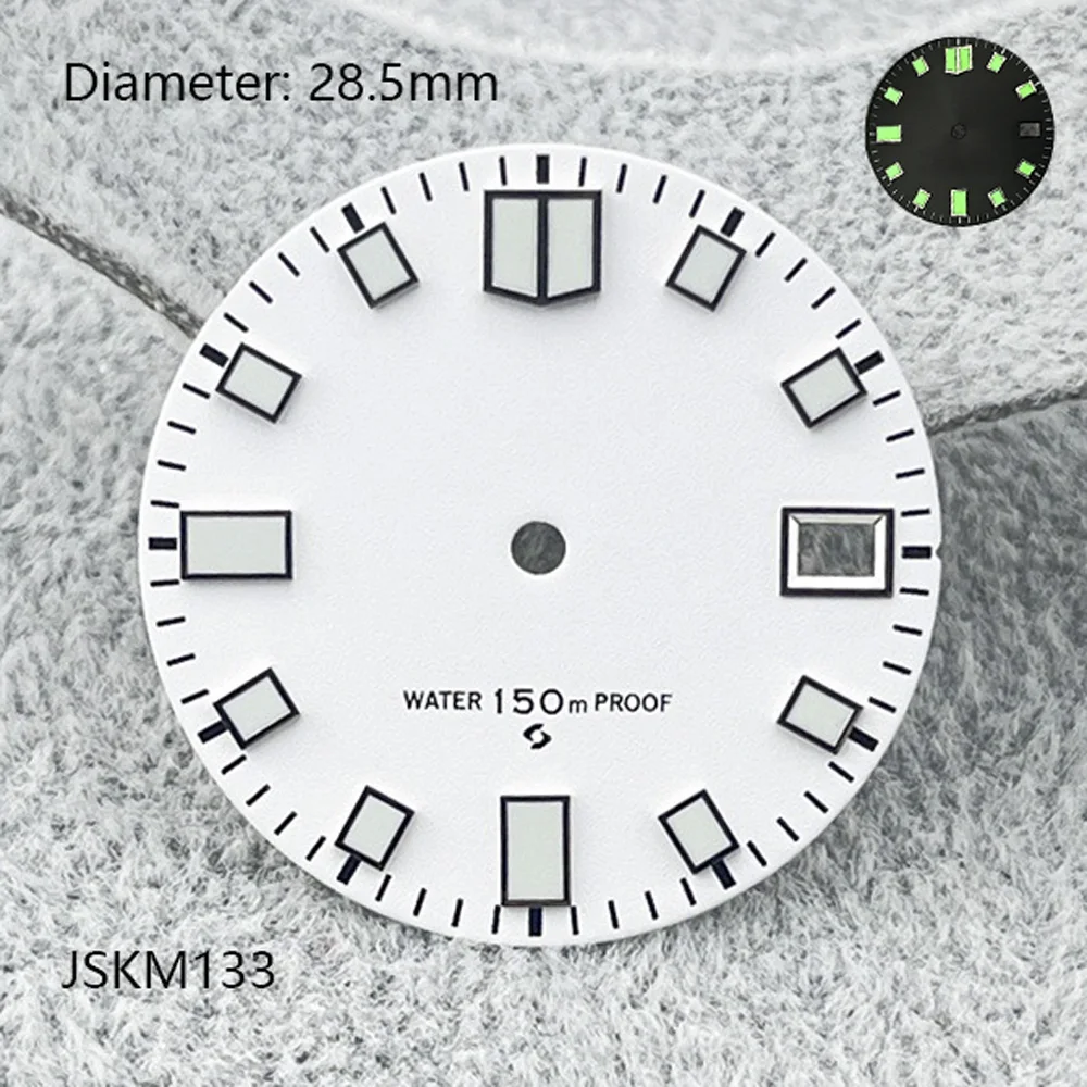 Циферблат NH35, 28,5 мм, циферблат с черепахой PROSPEXX, подходит для Японии, аксессуары для часов с автоматическим механическим механизмом NH35, может настроить логотип