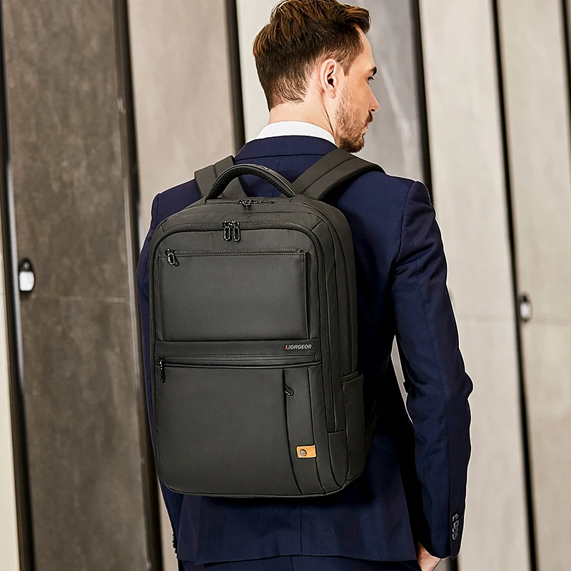 Large-capacity student backpack, casual backpack, Oxford material, new men's backpack, simple multi-functional bag