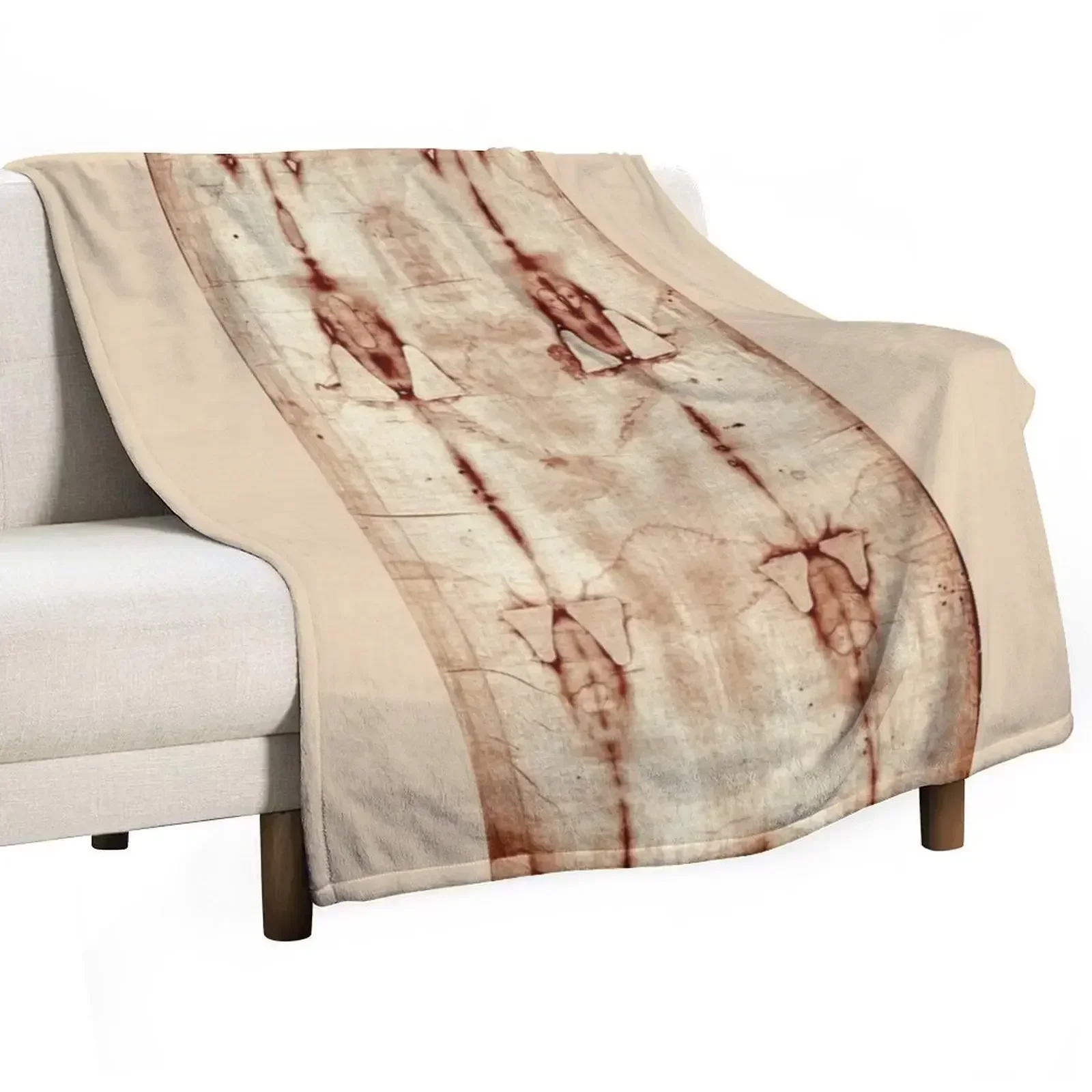 Jesus Shroud of Turin Poster, Jesus Christ Throw Blanket Sofa Thermals For Travel Heavy Blankets