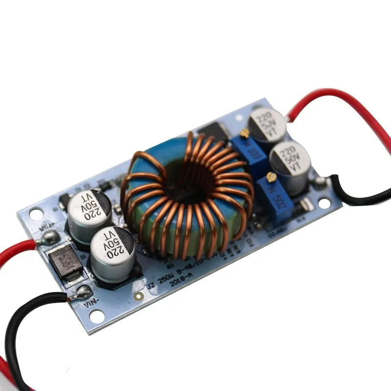 DC-DC250W High Power Adjustable Boost Constant Voltage Constant Current Vehicle Power Supply LED Boost Driver Aluminum Substrate