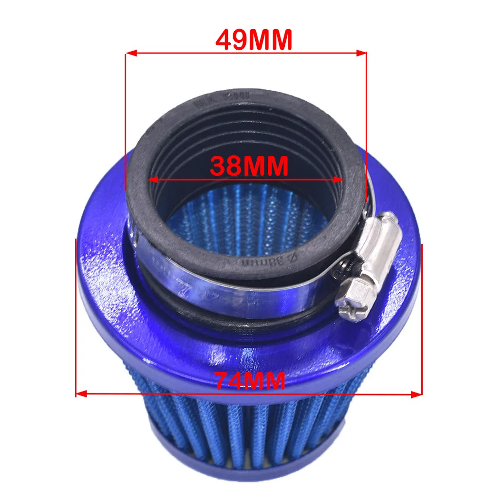 Air Filter 35MM 38 42 45 50M For Carburetor PZ19 PZ22 Dirt Pit Bike Mini Motocross Motorcycle Engine Parts