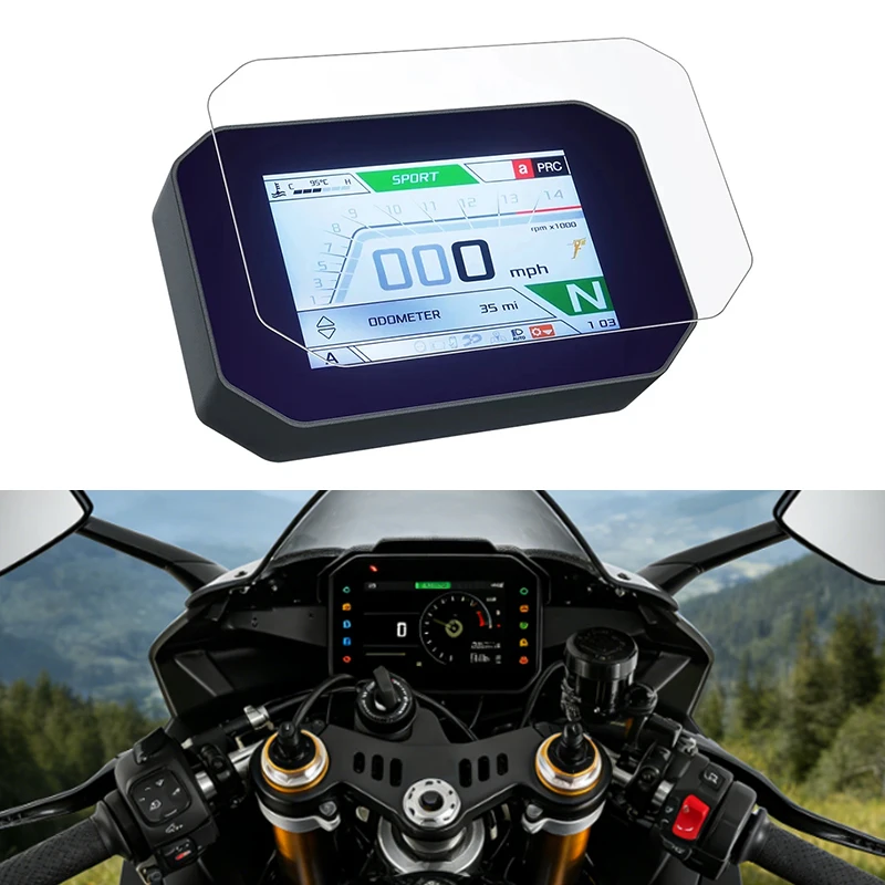 

Для RSV4 Tuono V4 1100 2021 2022 2023, пленка для инструментов, защита от царапин, кластера, экрана приборной панели Tuareg 660 2021 2022 2023 2024