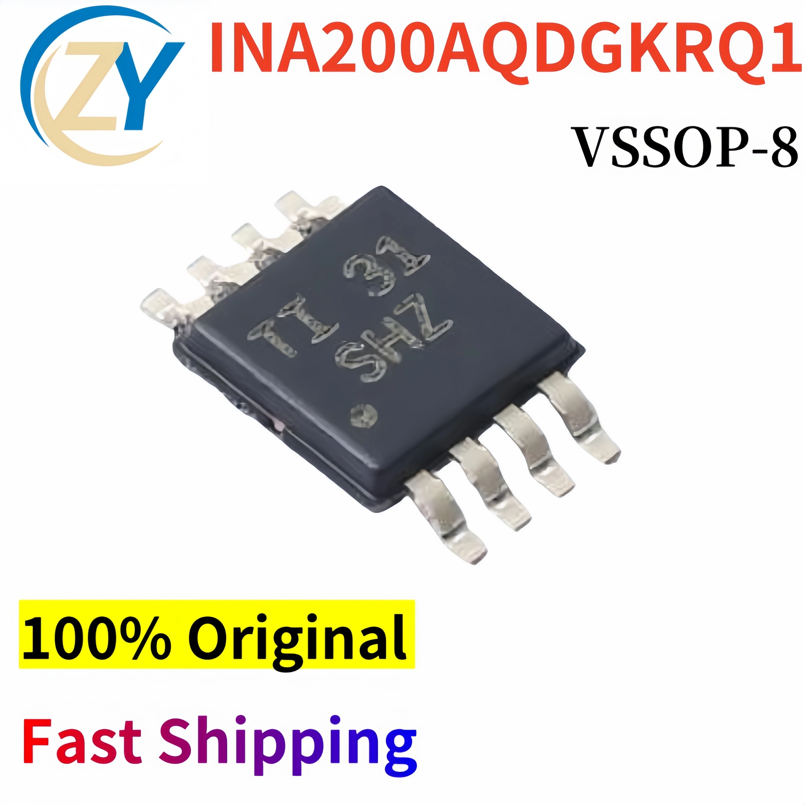 

(2pcs) INA200A PMICs INA200AQDGKRQ1 VSSOP-8 2.7V-18V 100% Original & In Stock