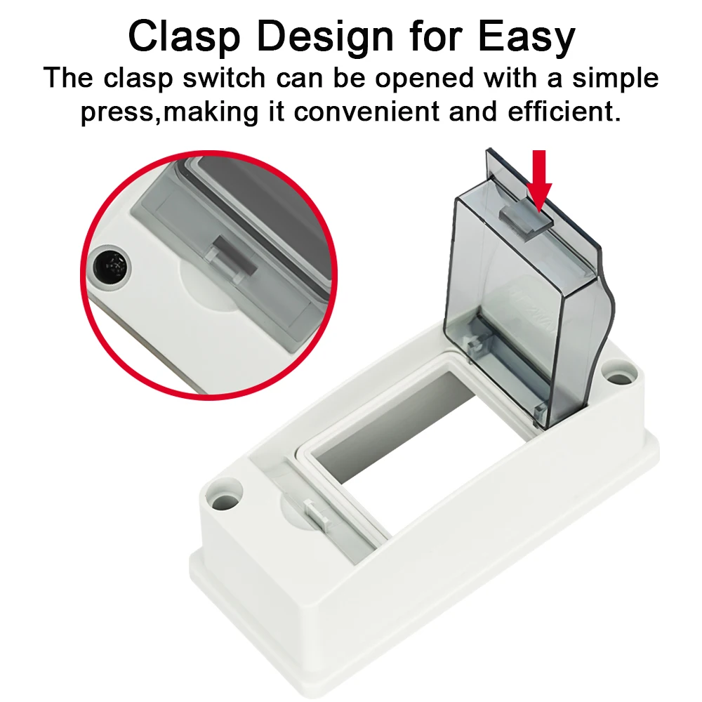 HT 2/5/8/12/15/18/24 WAY Series Junction Box PC Plastic Outdoor Electrical IP65 Waterproof Dustproof Distribution Switch Box
