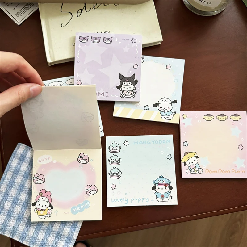 24pcs/lot Sanrio Kawaii Pochacco Memo Pad Sticky Notes Stationery Label Notepad Planner Sticker Post School Supply