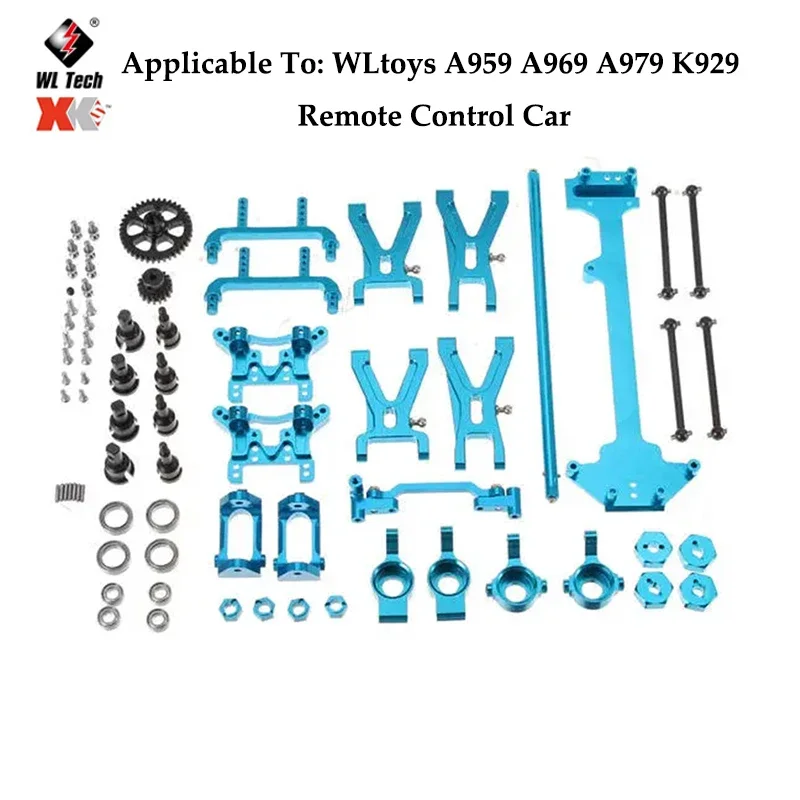 WLtoys A949 A959 A969 A979 A959-B A969-B A979-B RC Car Spare Parts Car Bottom A959-B-28 Upgrade Metal Differential Accessories